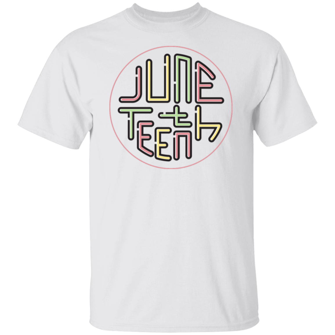 Outlined Juneteenth T-Shirt