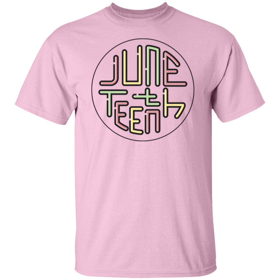 Outlined Juneteenth T-Shirt