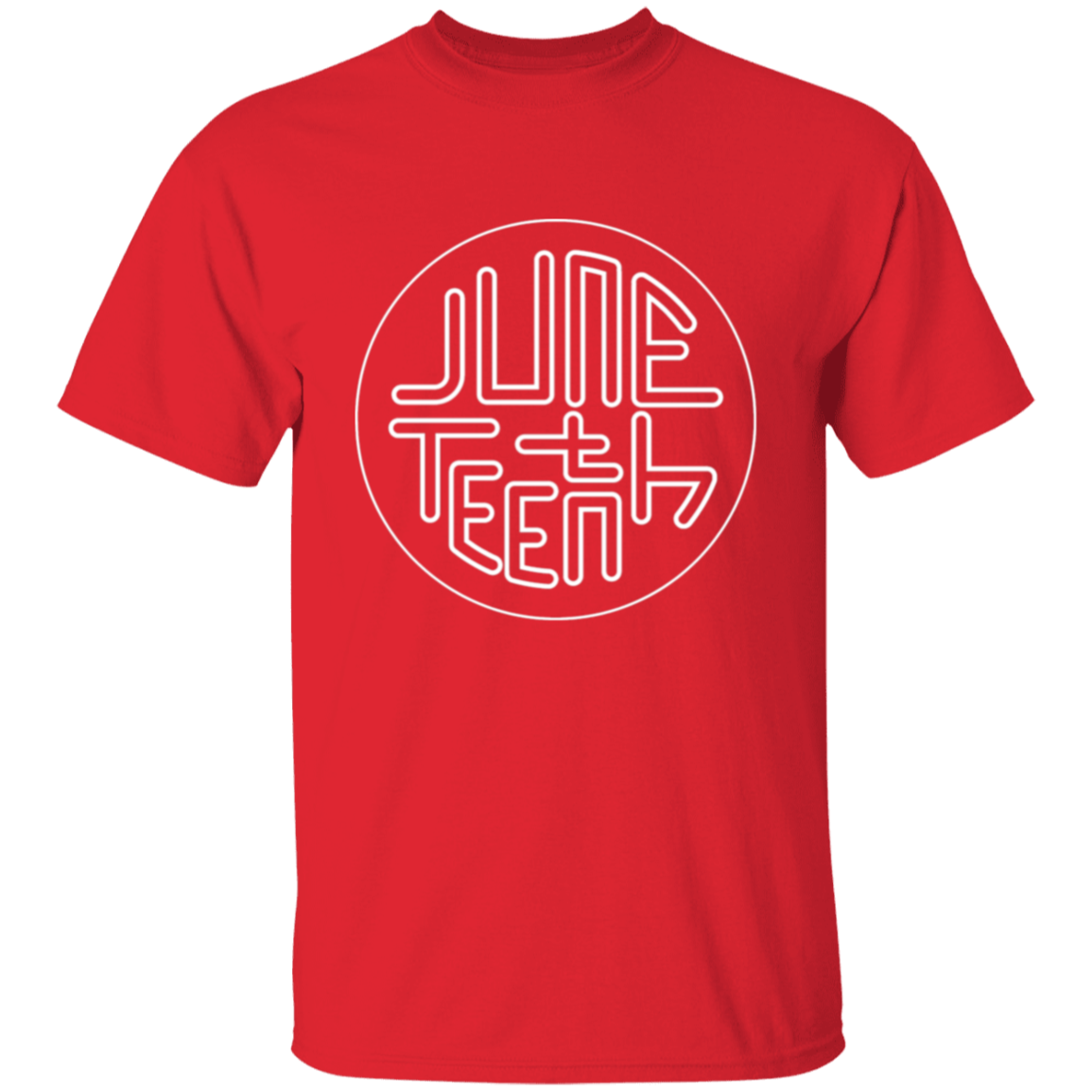 Outlined Juneteenth T-Shirt