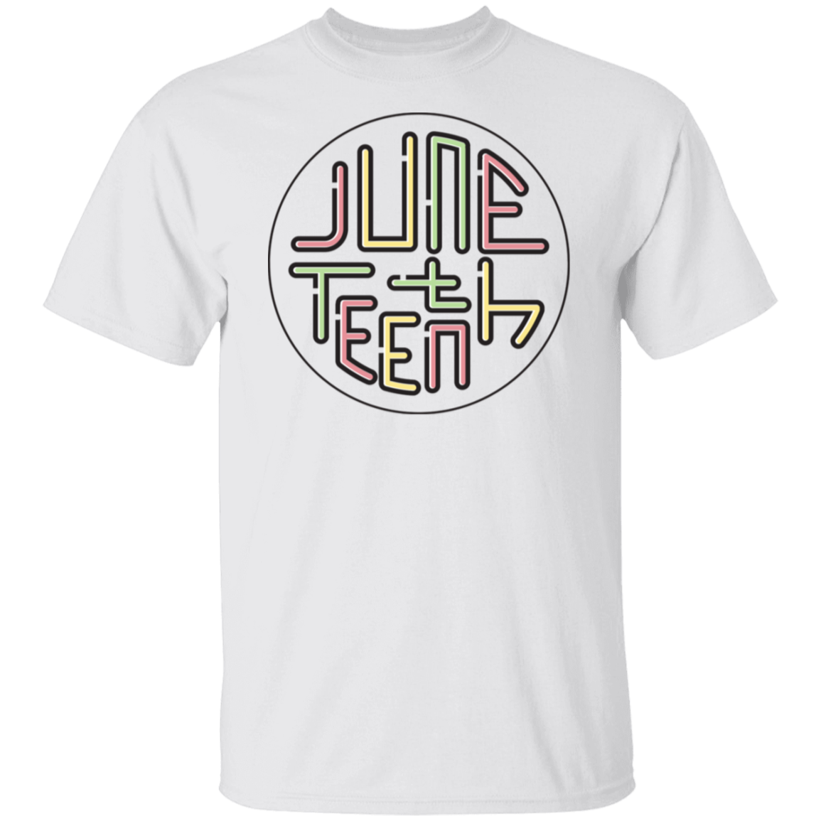 Outlined Juneteenth T-Shirt