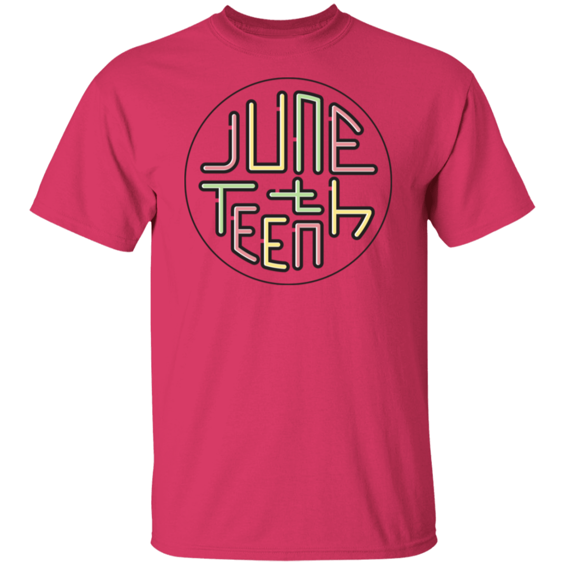 Outlined Juneteenth T-Shirt