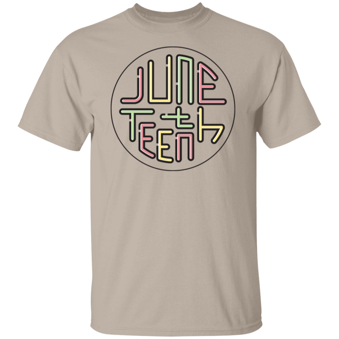 Outlined Juneteenth T-Shirt