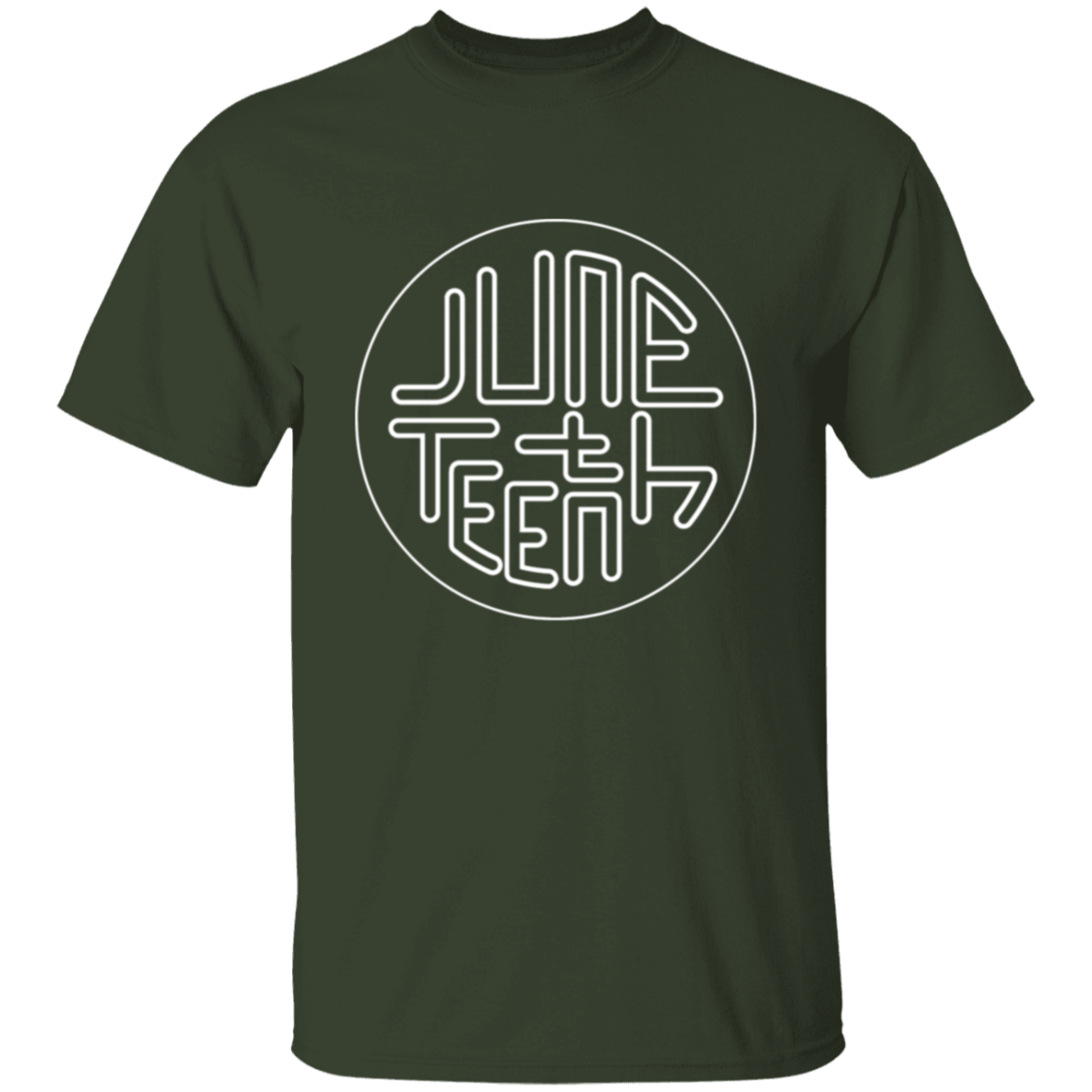 Outlined Juneteenth T-Shirt