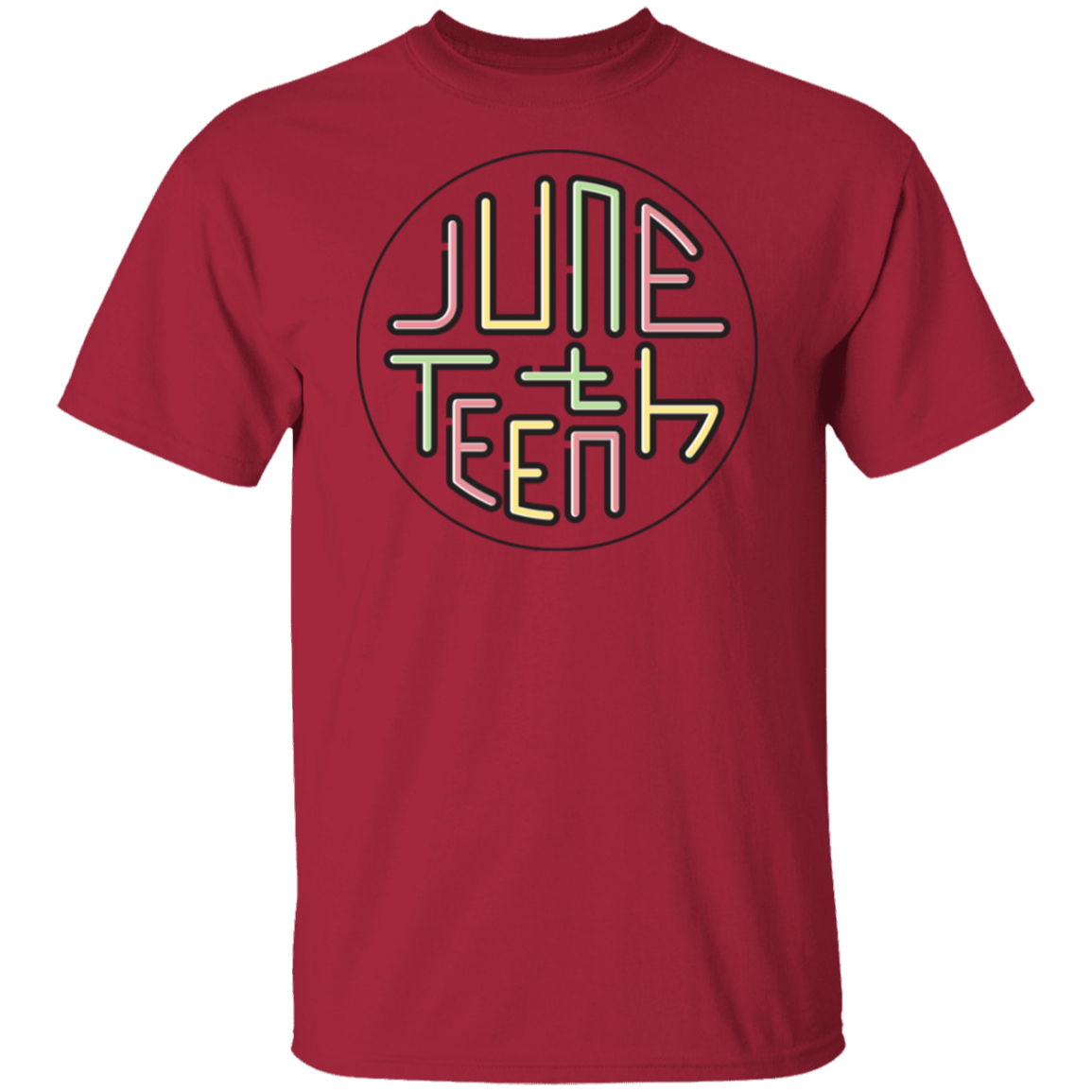 Outlined Juneteenth T-Shirt