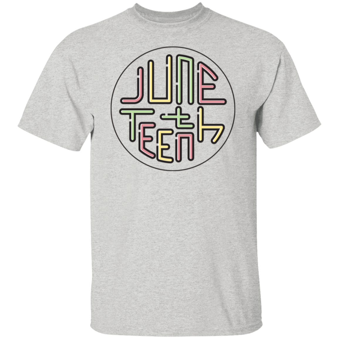 Outlined Juneteenth T-Shirt