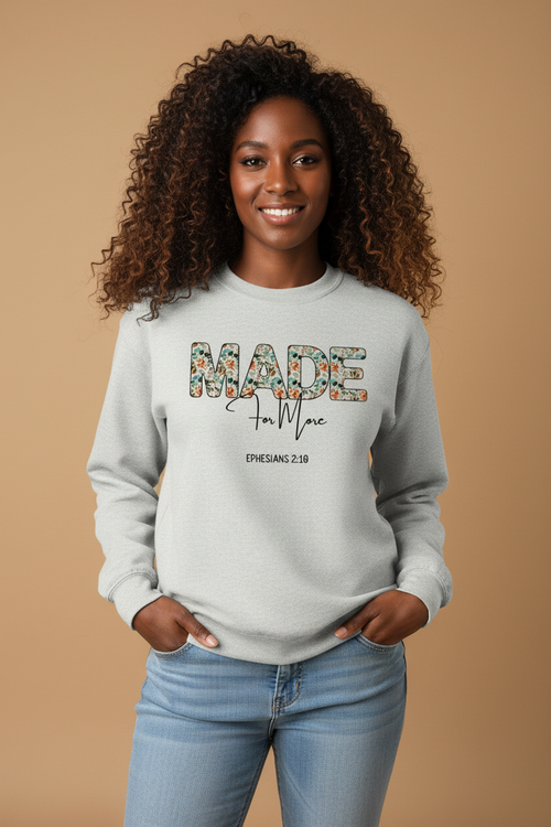 Black Woman Model Wearing Sweatshirt